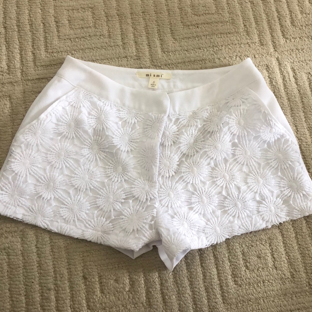 White shorts